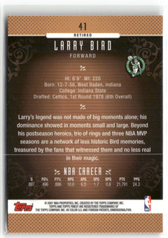 2006-07 Finest #41 Larry Bird-2