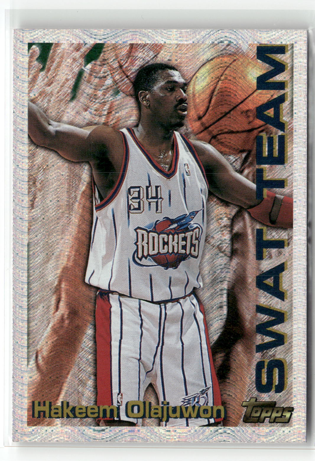 1996-97 Topps #24 Hakeem Olajuwon Season's Best-1
