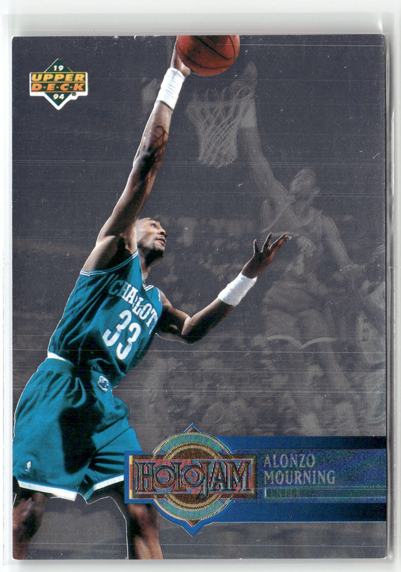 1993-94 Upper Deck Holojams #H3 Alonzo Mourning-1