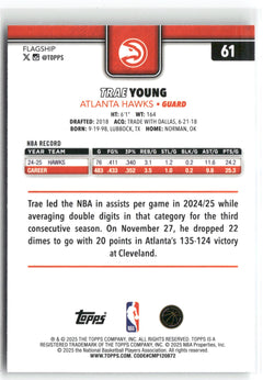 2025-26 Topps #61 Trae Young Holo Foil-2