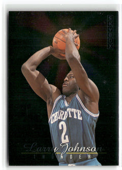 1992-93 SkyBox #TL5 Larry Johnson / Tyrone Bogues Thunder and Lightning-1