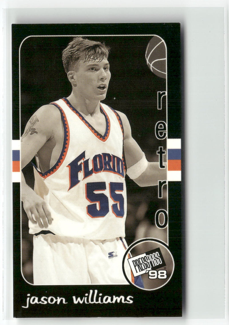 1998 Press Pass Double Threat #RT-6 Jason Williams Retros-1