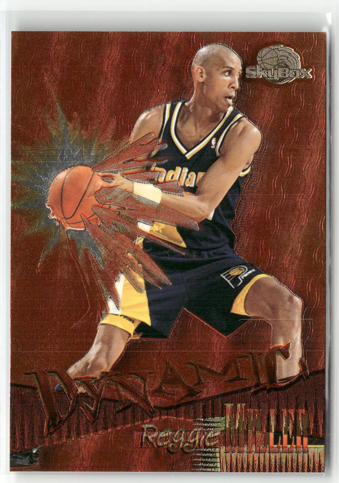 1995-96 SkyBox Premium #D7 Reggie Miller Dynamic
