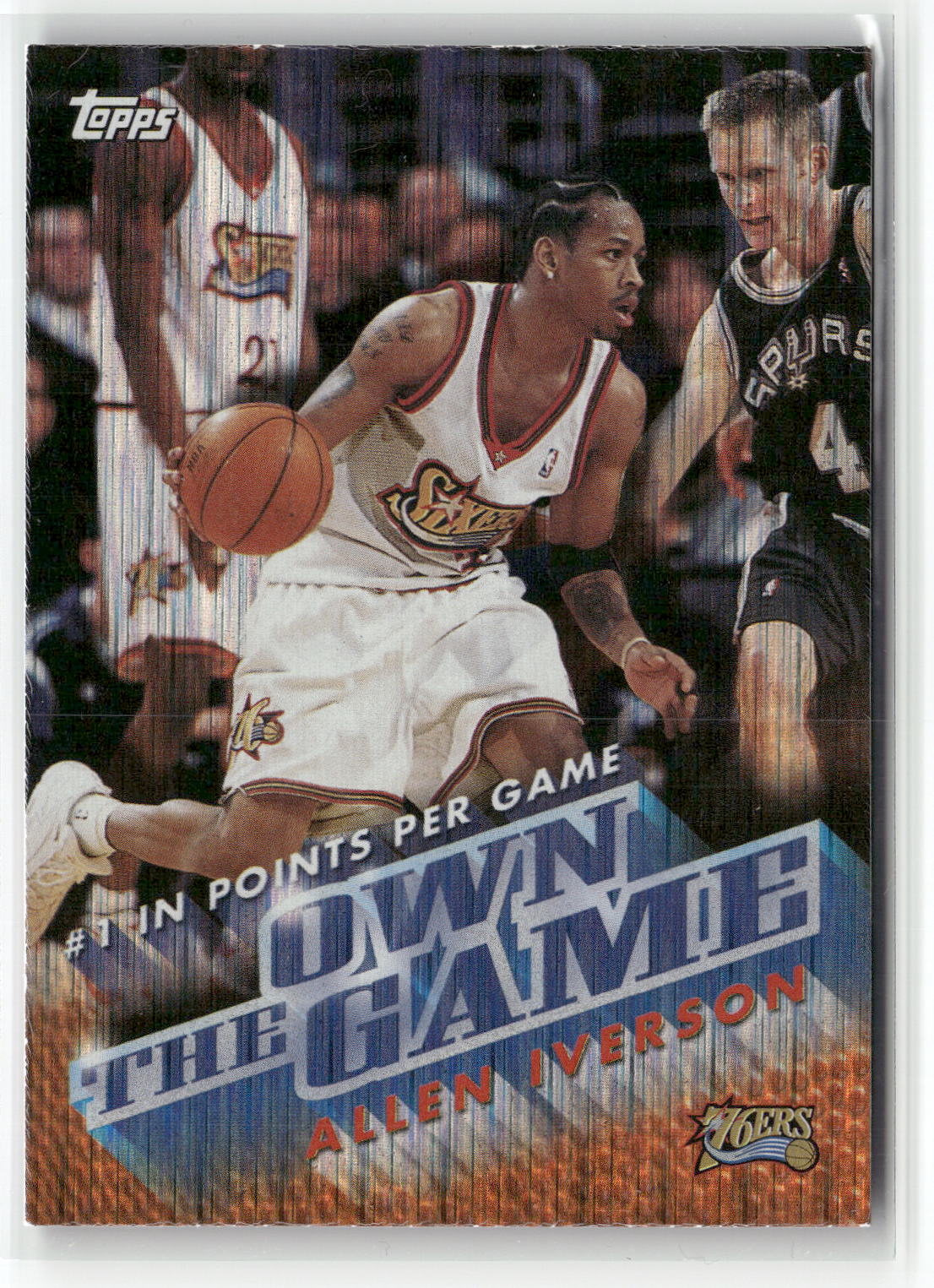 1999-00 Topps #OTG1 Allen Iverson Own the Game-1