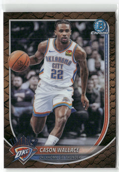 2025-26 Bowman #BCV-185 Cason Wallace Chrome Reptilian Refractors-1