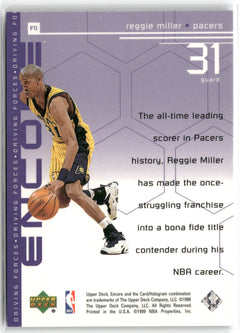 1998-99 Upper Deck Encore #F11 Reggie Miller Driving Forces-2