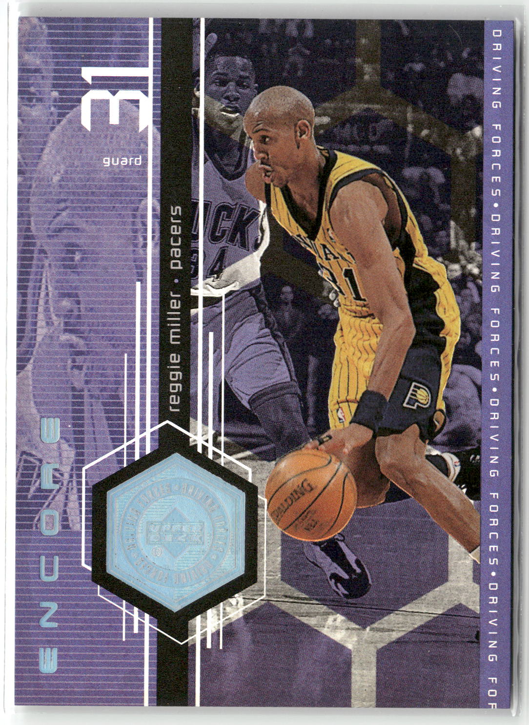 1998-99 Upper Deck Encore #F11 Reggie Miller Driving Forces