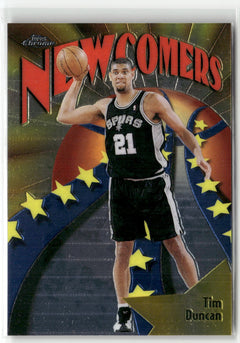 1998-99 Topps Chrome #SB26 Tim Duncan Season's Best-1