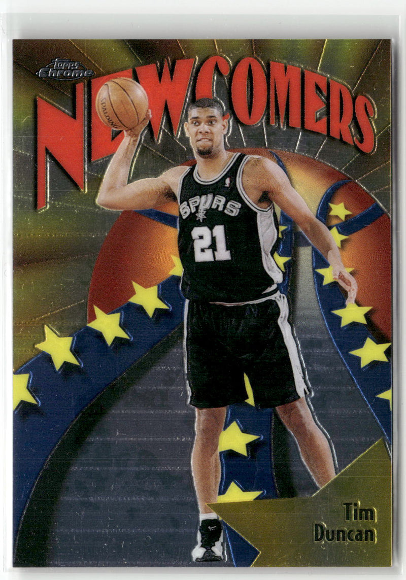 1998-99 Topps Chrome #SB26 Tim Duncan Season's Best-1