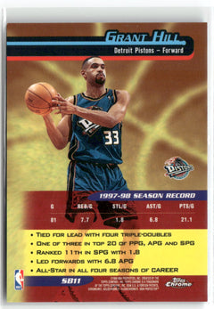 1998-99 Topps Chrome #SB11 Grant Hill Season's Best-2