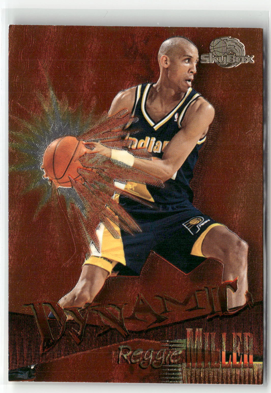 1995-96 SkyBox Premium #D7 Reggie Miller Dynamic