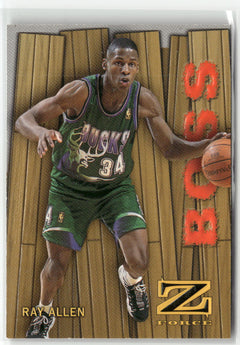 1997-98 SkyBox Z-Force #2 /B Ray Allen Boss-1
