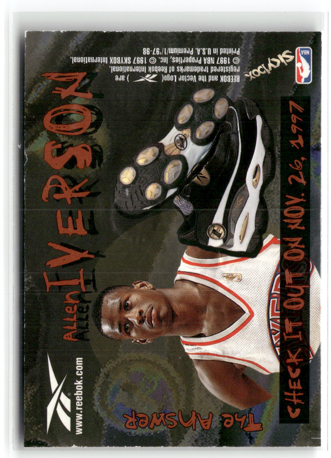 1997-98 SkyBox Premium #NNO Allen Iverson-2