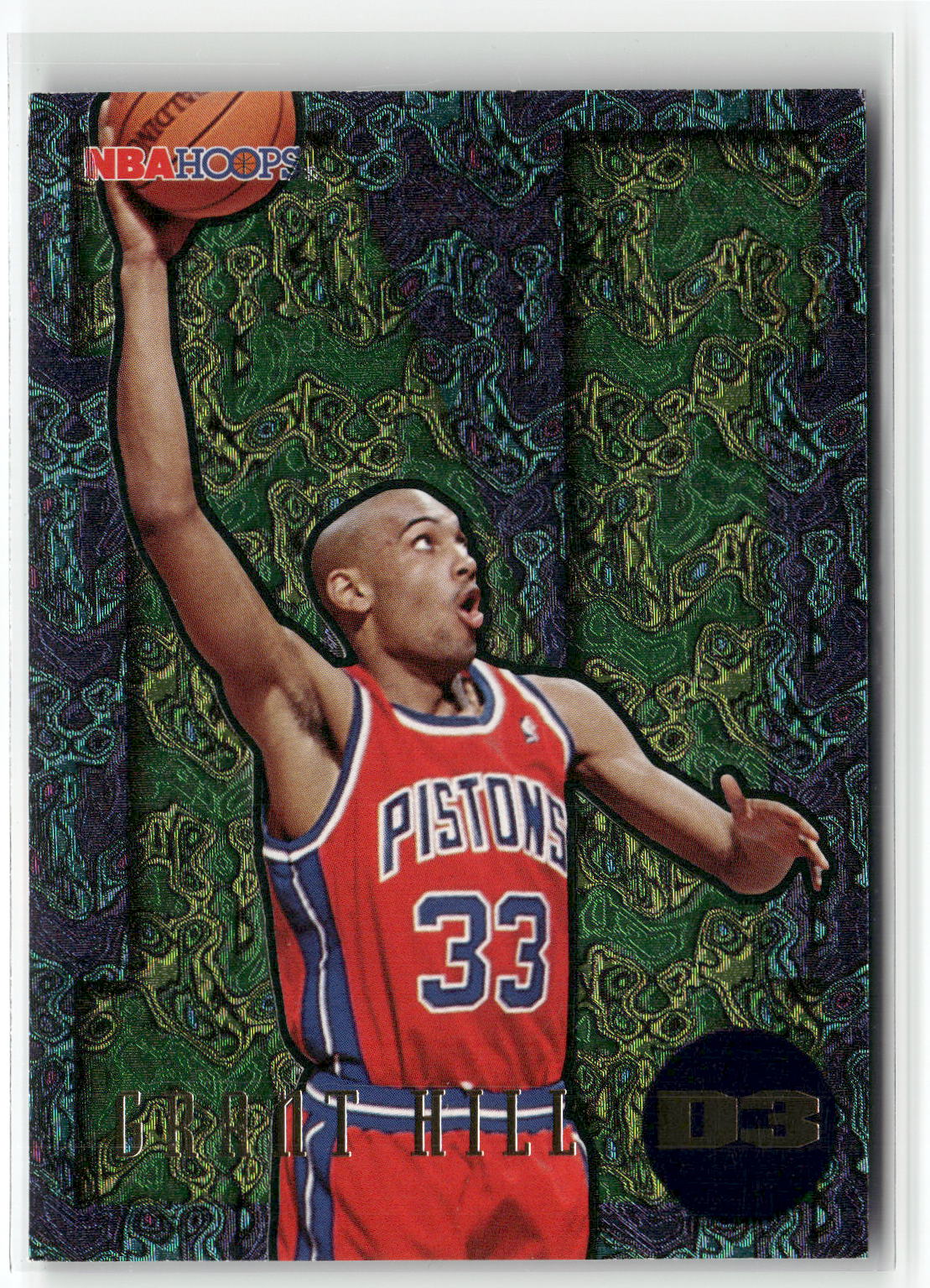 1995-96 Hoops #D3 Grant Hill Grant Hill Dunks