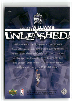 2000-01 Upper Deck #U3 Jason Williams Unleashed-2