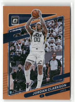 2021-22 Donruss Optic #86 Jordan Clarkson Orange #/199-1