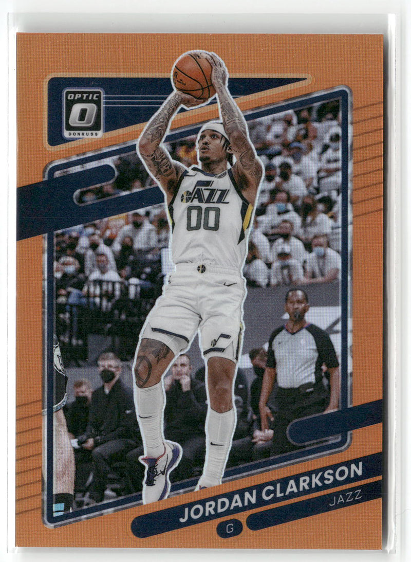 2021-22 Donruss Optic #86 Jordan Clarkson Orange #/199-1