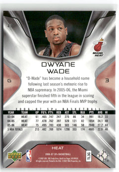 2006-07 SPx #47 Dwyane Wade-2