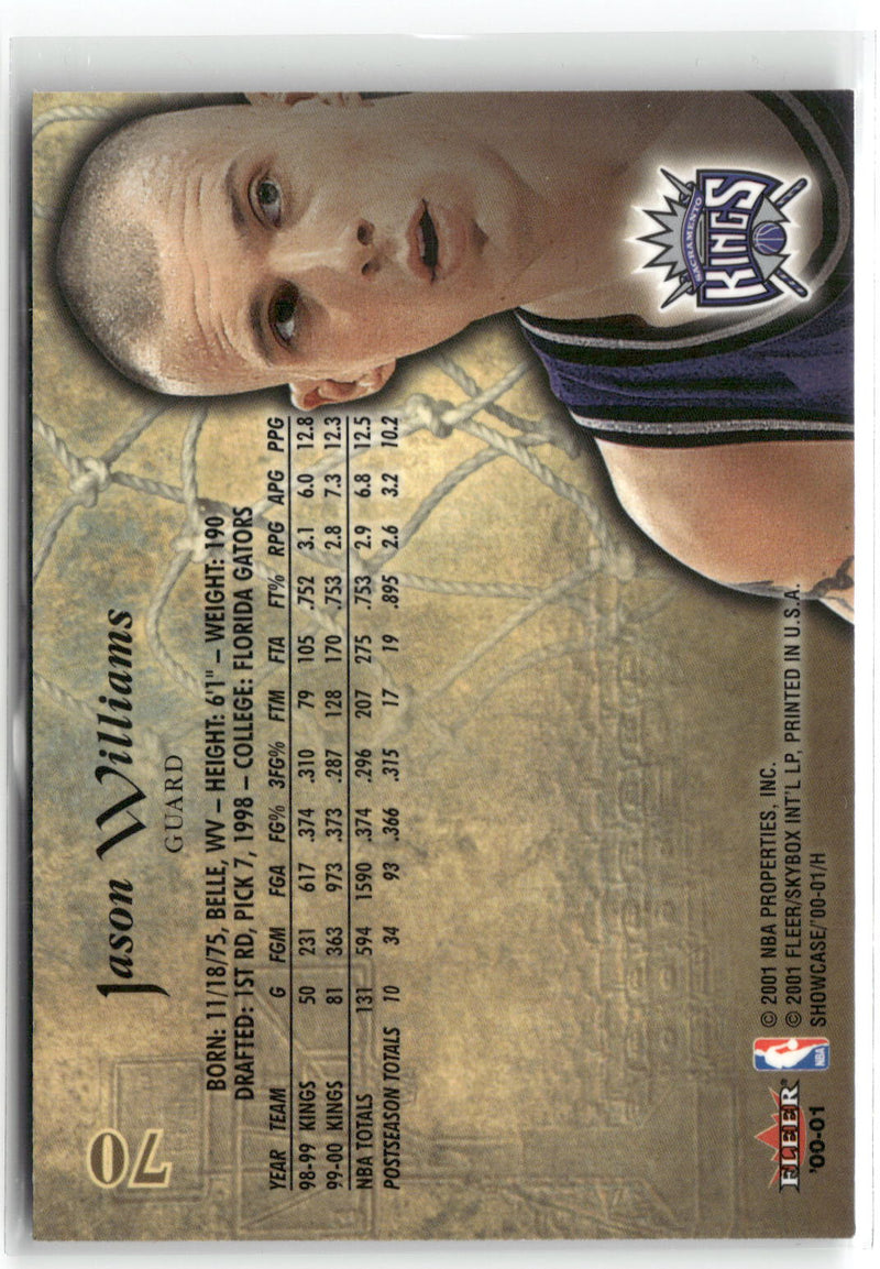 2000-01 Fleer Showcase #70 Jason Williams-2