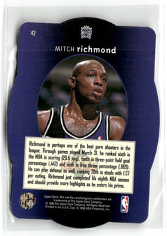 1996 SPx #42 Mitch Richmond-2