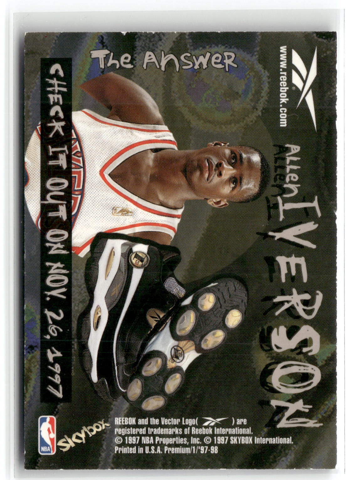 1997-98 SkyBox Premium #NNO Allen Iverson-2