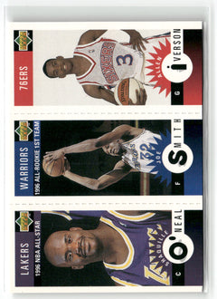 1996-97 Collector's Choice #M132/M117/M152 Shaquille O'Neal Allen Iverson-1