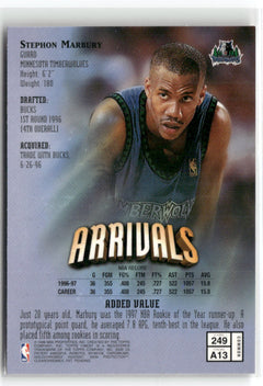 1997-98 Finest #249 Stephon Marbury-2