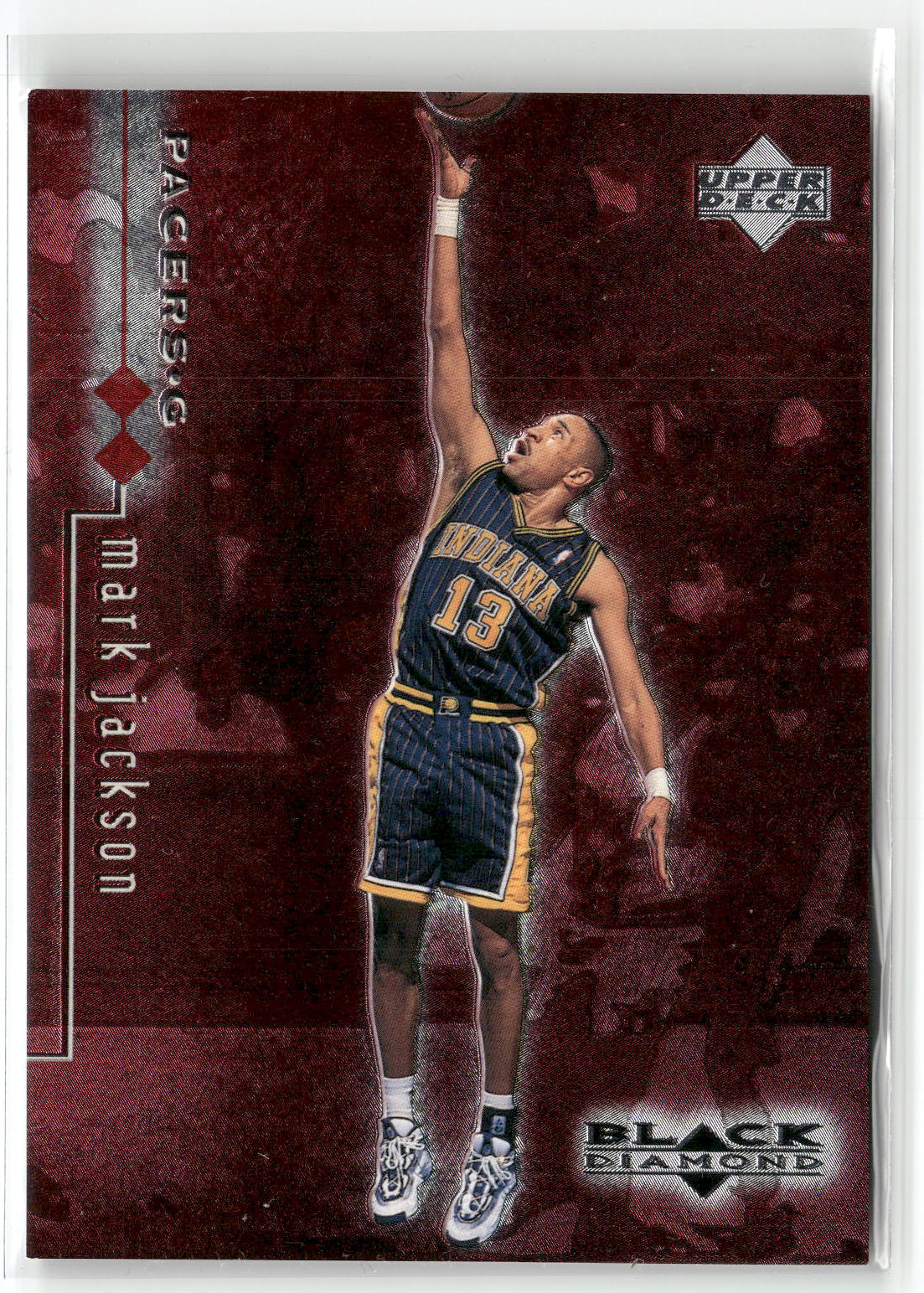 1998-99 Upper Deck Black Diamond #43 Mark Jackson Double Diamond #/3000
