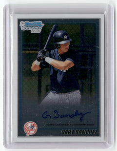 2010 Bowman Chrome #BCP207 Gary Sanchez Prospects Autographs-1