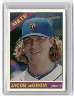 2015 Topps Heritage #THC-429 Jacob deGrom Chrome Retail Foil-1