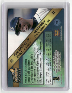 1998 Pacific Aurora #24 Ken Griffey Jr. Pennant Fever-2