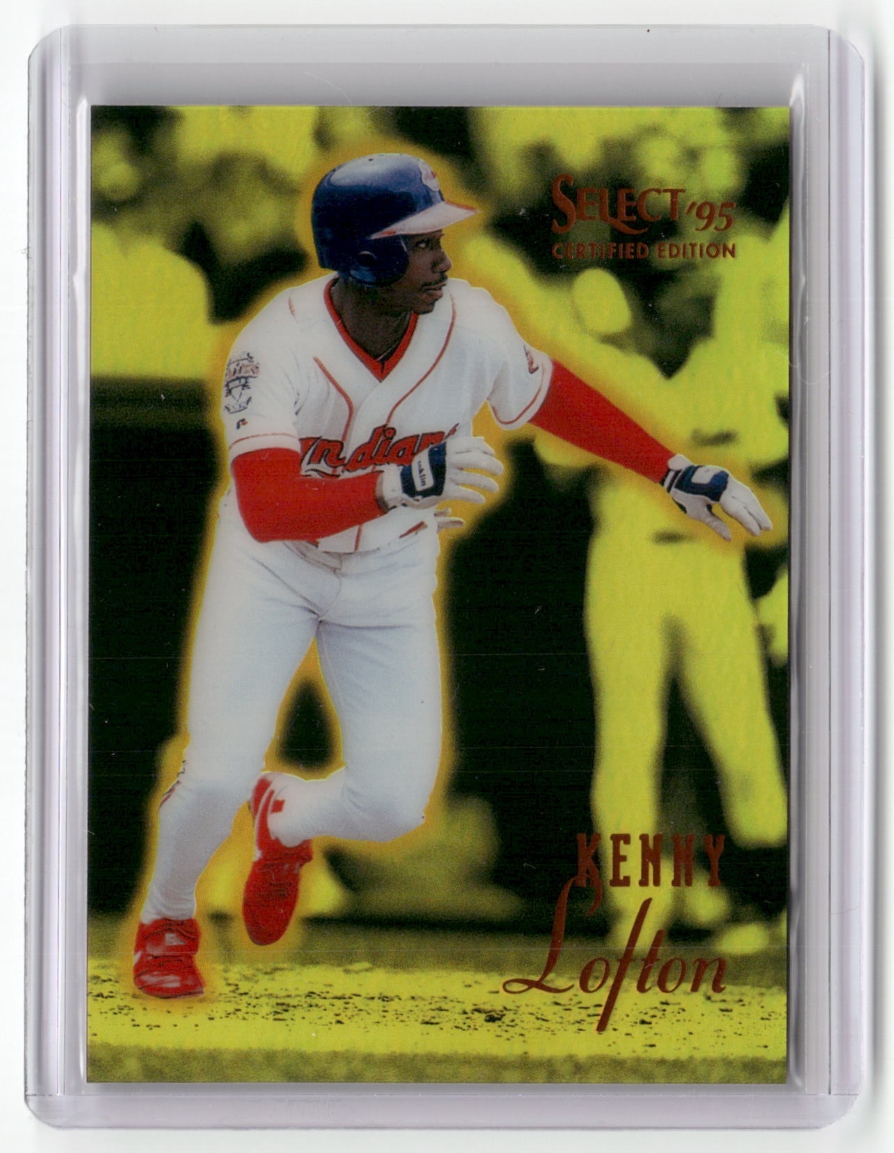 1995 Select Certified #91 Kenny Lofton Mirror Gold