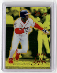 1995 Select Certified #91 Kenny Lofton Mirror Gold-1