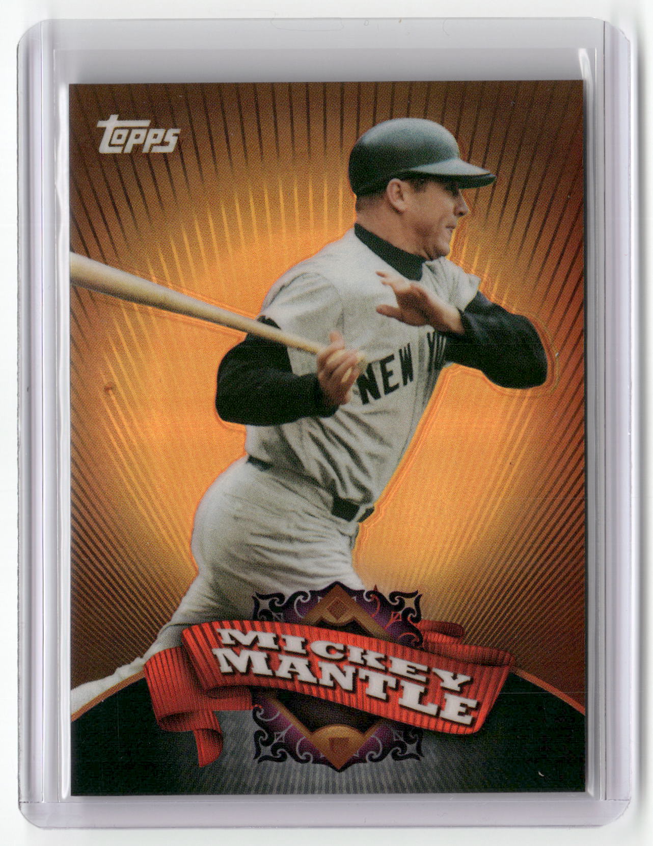 2010 Topps Chrome #BC-4 Mickey Mantle Refractors (Target)