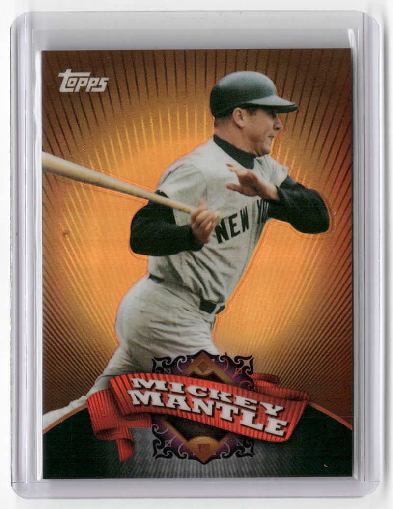2010 Topps Chrome #BC-4 Mickey Mantle Refractors (Target)-1