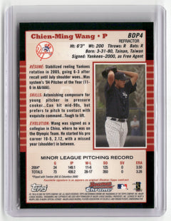 2005 Bowman Draft Picks & Prospects #BDP4 Chien-Ming Wang Chrome-2