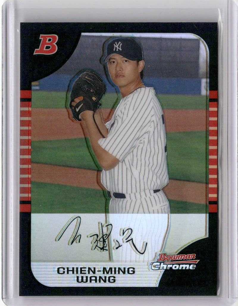 2005 Bowman Draft Picks & Prospects #BDP4 Chien-Ming Wang Chrome-1