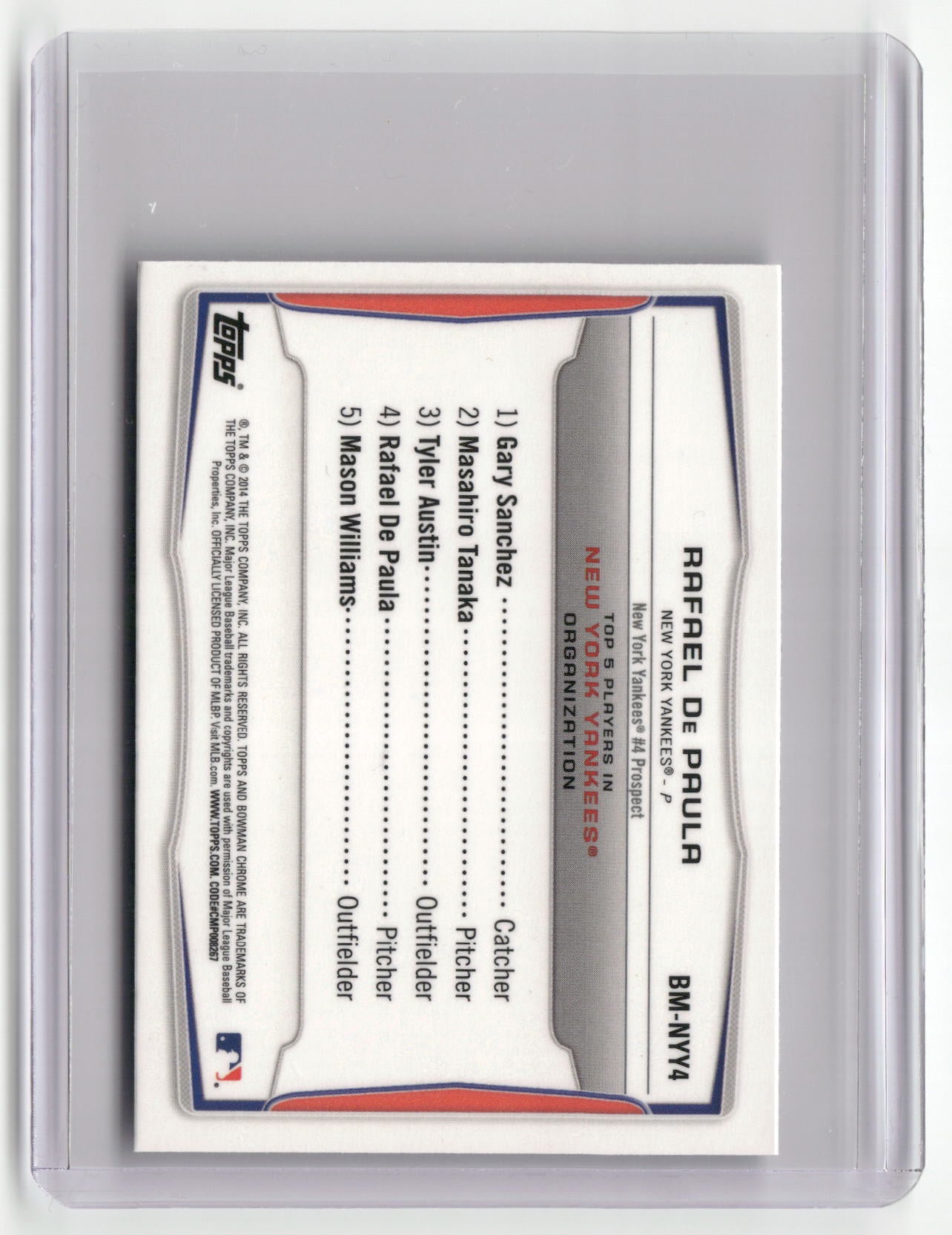 2013 Bowman Chrome #BCP174 Rafael DePaula Prospects Refractors-2