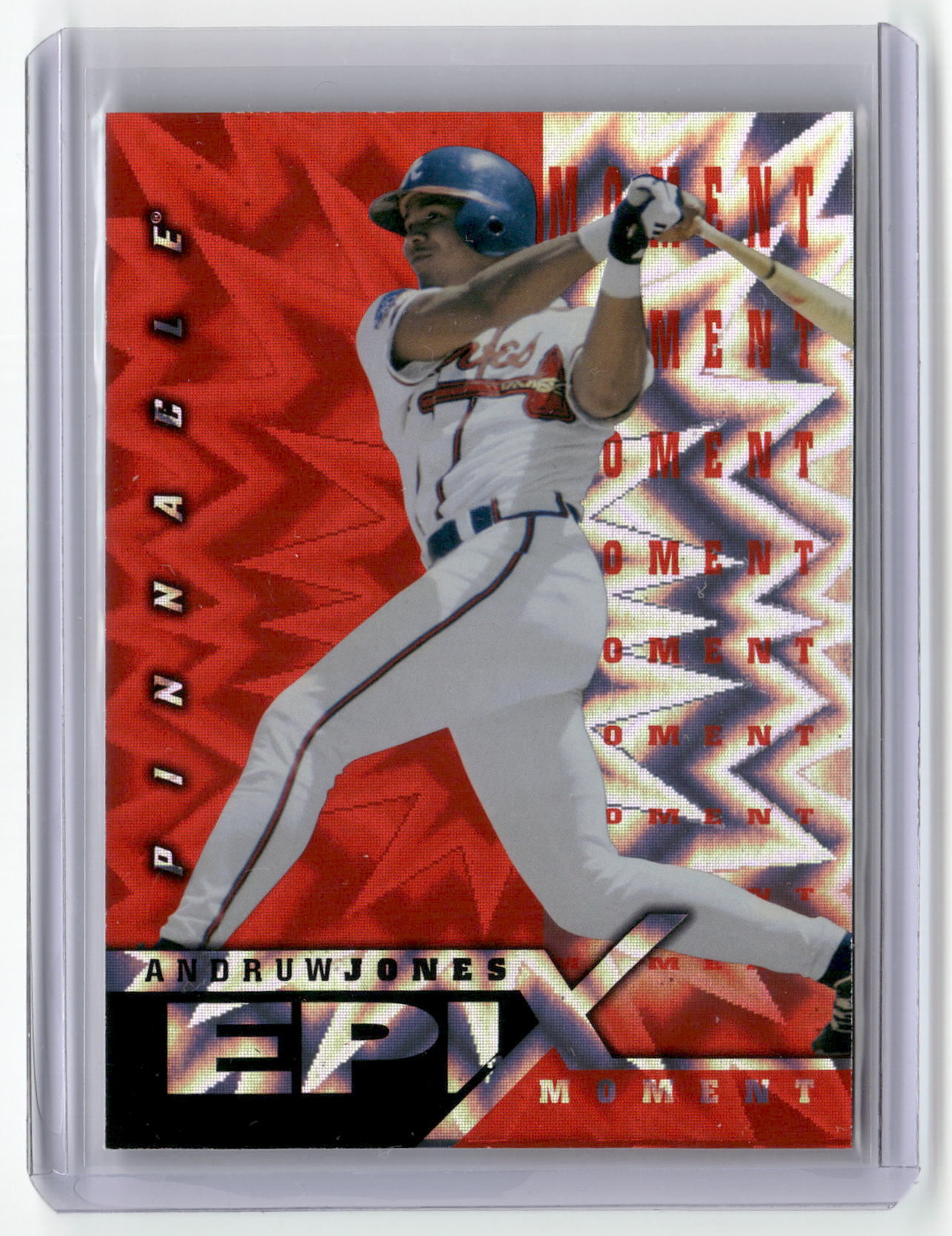 1998 Score #E20 Andruw Jones Epix Orange