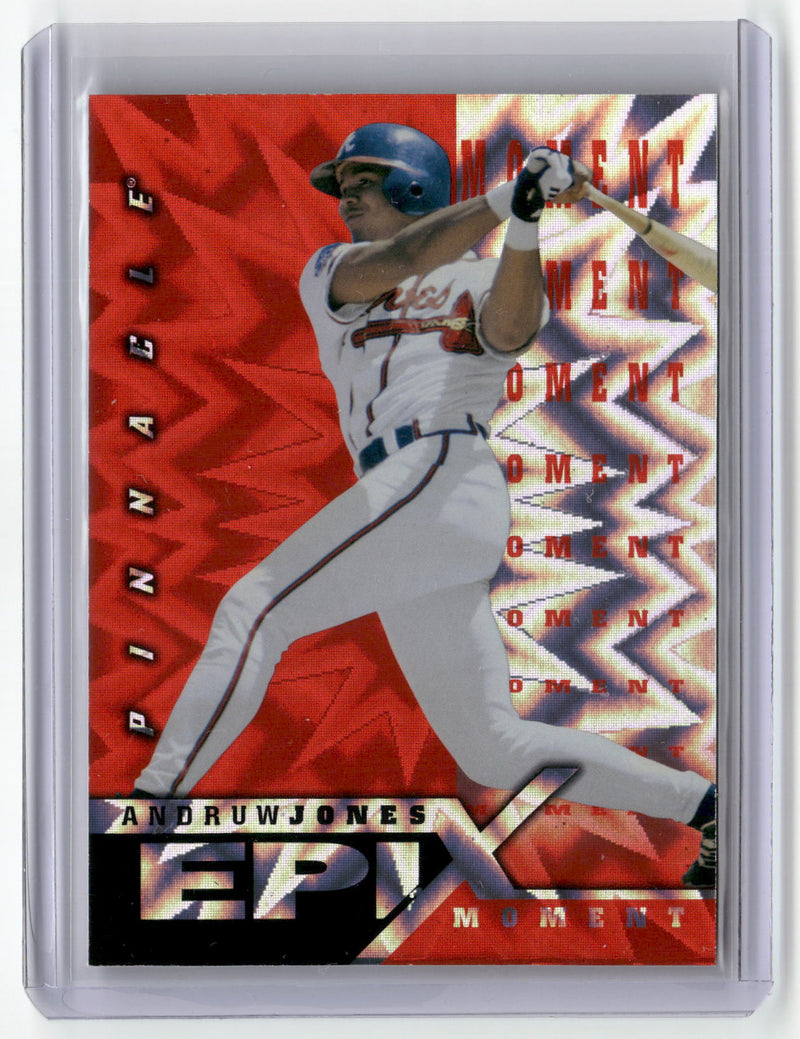 1998 Score #E20 Andruw Jones Epix Orange-1
