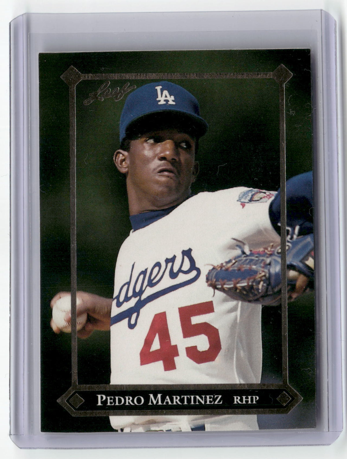 1992 Leaf #BC-3 Pedro Martinez Gold Rookies-1