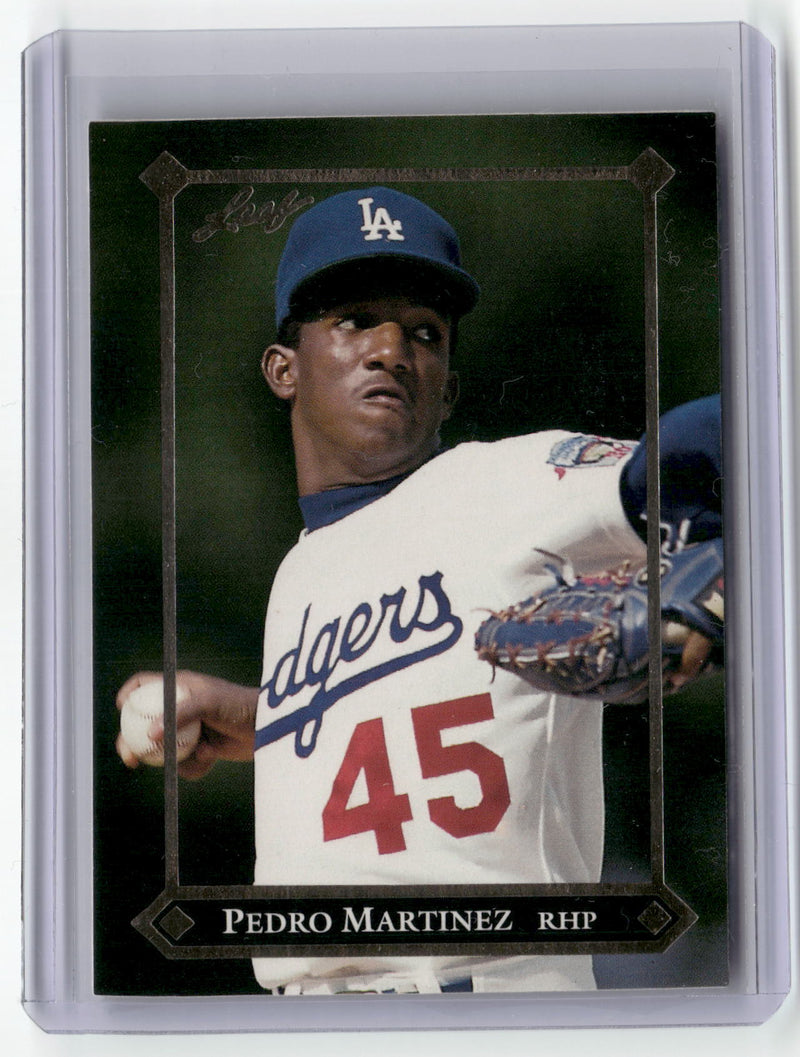 1992 Leaf #BC-3 Pedro Martinez Gold Rookies-1