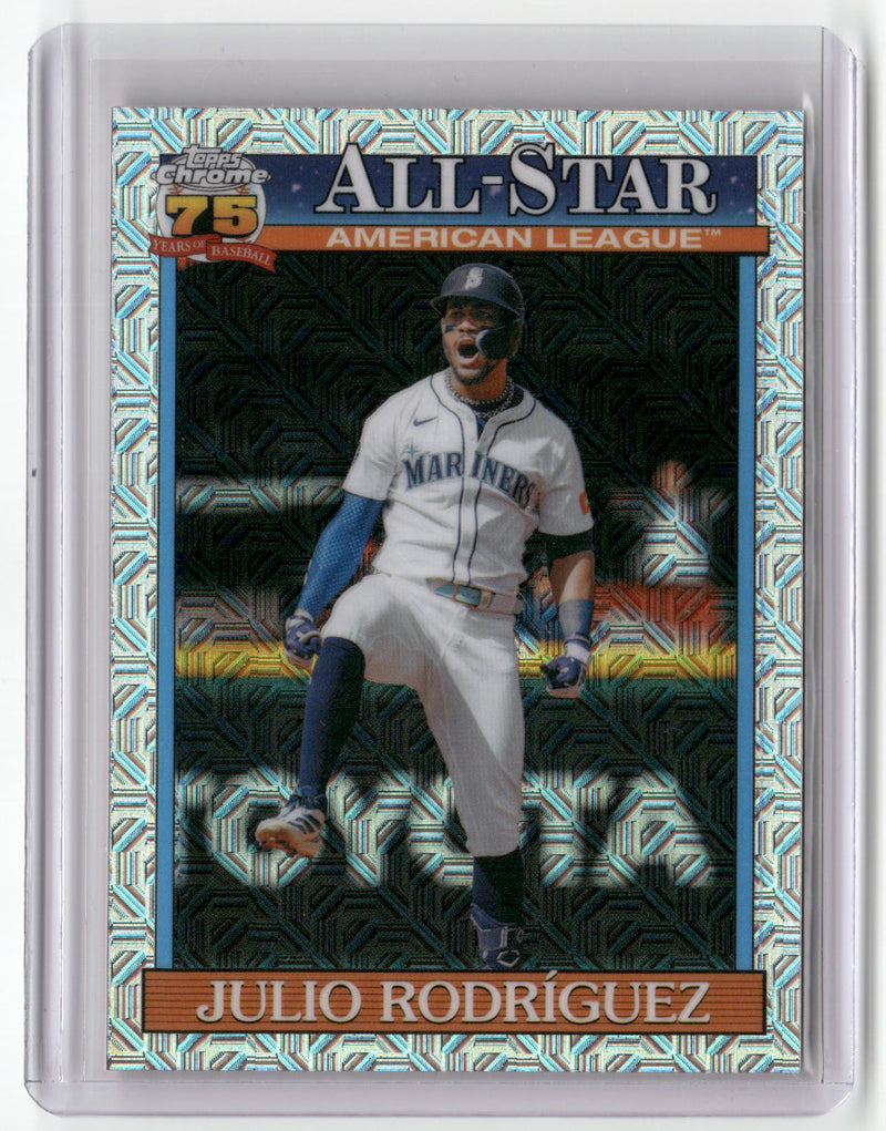 2026 Topps S2 #91ASC-32 Julio Rodríguez 1991 35th Anniversary Chrome All-Stars-1