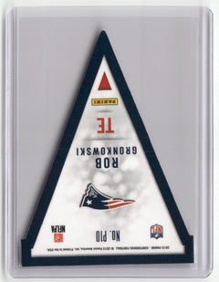 2015 Panini Contenders #P10 Rob Gronkowski Pennants-2
