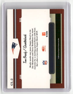 2007 Donruss Threads #CL-2 Tom Brady Century Legends Gold-2