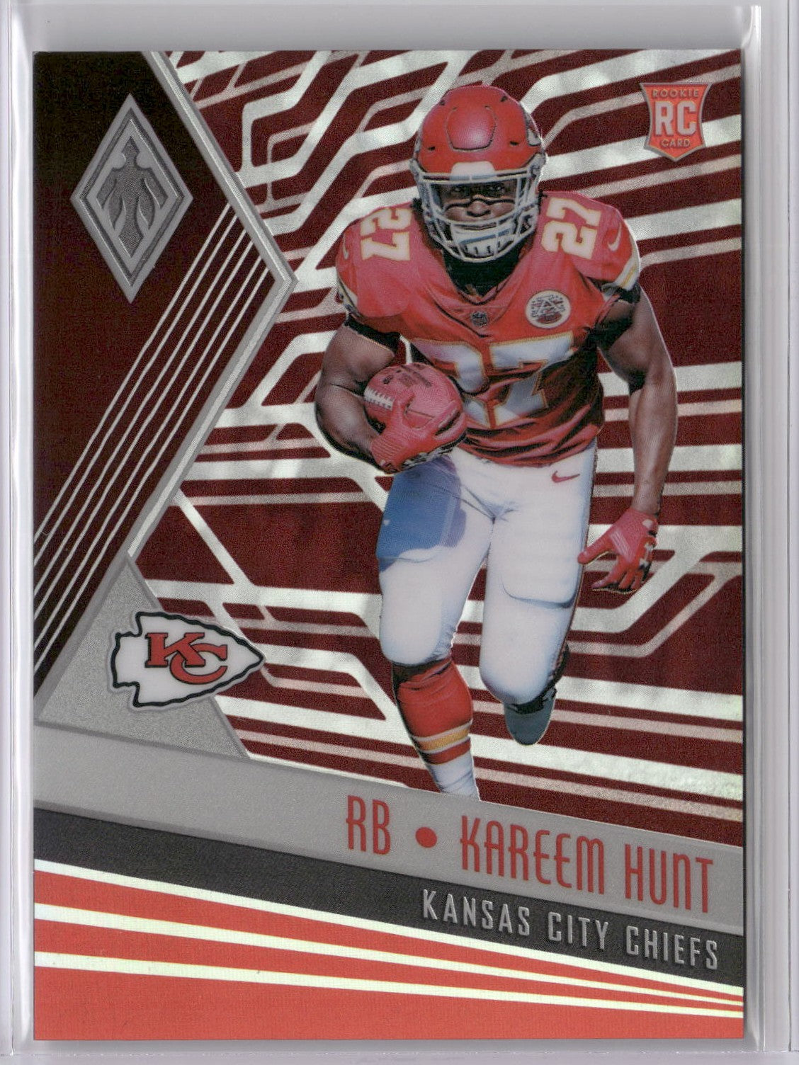 2017 Panini Phoenix #116 Kareem Hunt Red #/299