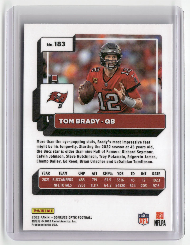 2022 Donruss Optic #183 Tom Brady-2