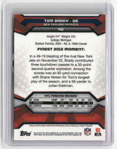 2013 Finest #40 Tom Brady-2