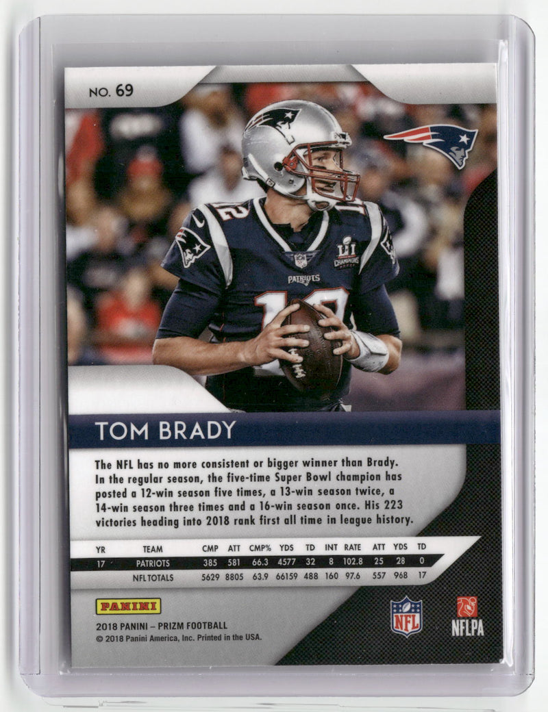 2018 Panini Prizm #69 Tom Brady-2