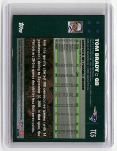 2007 Topps Chrome #TC6 Tom Brady-2